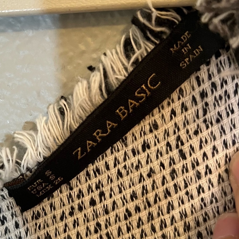Zara Basic Women's Tweed Dress Size Small - Picture 4 of 9